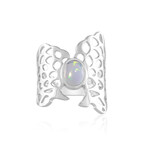Anello in argento con Opale di Welo (MONOSONO COLLECTION)