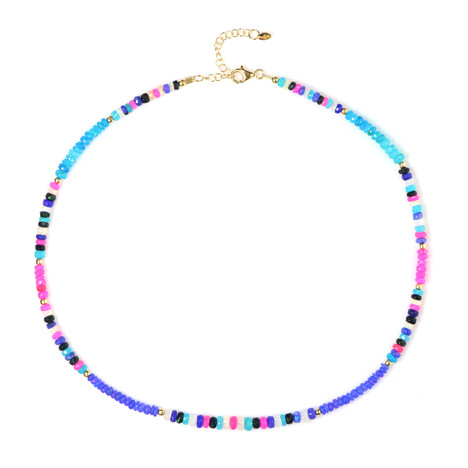 Collar en plata con Ópalo de Etiopía