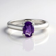 Uruguay-Amethyst-Silberring