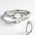 Anello in argento con Danburite