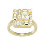 Edelstein-Silberring (Adela Silber)