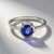 Anello in argento con Tanzanite