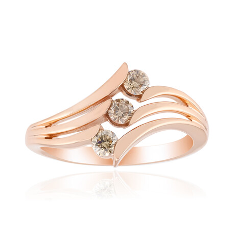 Anello in oro con Diamante Rose de France SI1 di Argyle (Annette)