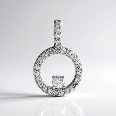 Ciondolo in argento con Zircone