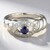 Bague en argent et Iolite d’Orissa