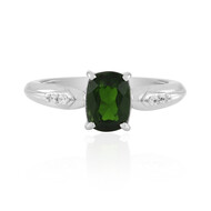 Russischer Diopsid-Silberring