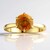 Anello in oro con Sfalerite