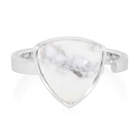 Bague en argent et Howlite