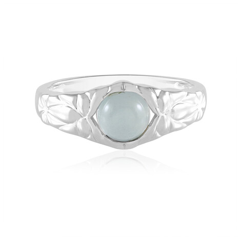 Brasilianischer Aquamarin-Silberring (de Melo Essence)