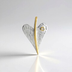Ciondolo in argento con Zircone (MONOSONO COLLECTION)