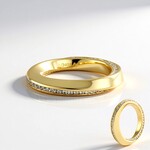 Anello in argento con Zircone (KM by Juwelo)