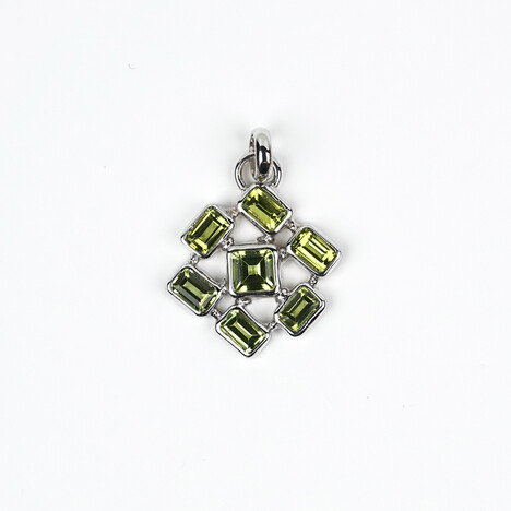 Pendentif en argent et Péridot