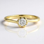 Anello in oro con Diamante I3 (H)