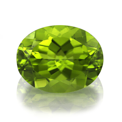 Kaschmir-Peridot-Edelstein 6,38 ct