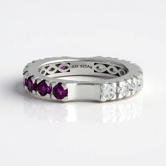 Anello in argento con Rodolite (Dallas Prince Designs)