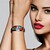 Zilveren armband met een rode jaspis (Jones Lee)