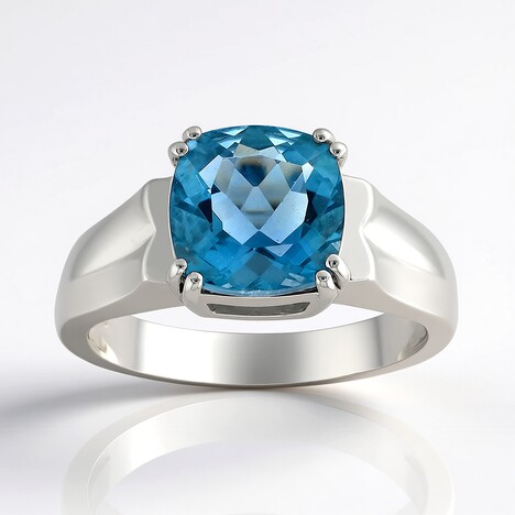 Anello in argento con Fluorite Braldu (Pallanova)