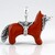 Ciondolo in argento con Diaspro Rosso  (Desert Chic)
