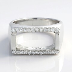 Anello in argento con Zircone