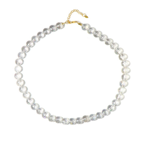 Angel Aura-Quarz-Silberhalskette