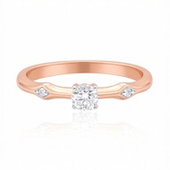 Bague en or et Diamant SI1 (G) (Annette)