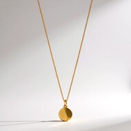 Collar en plata con Ámbar báltico Milky (dagen)
