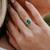 Green Onyx Silver Ring