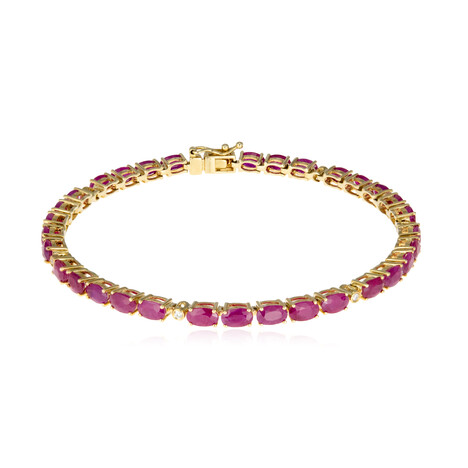 AAA-Mosambik-Rubin-Goldarmband