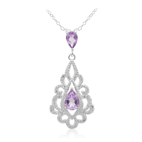Collana in argento con Ametista