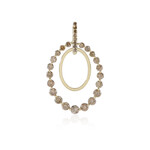 I2 Champagner-Diamant-Goldanhänger (de Melo Gold)