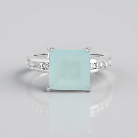 Anello in argento con Opale Paraiba