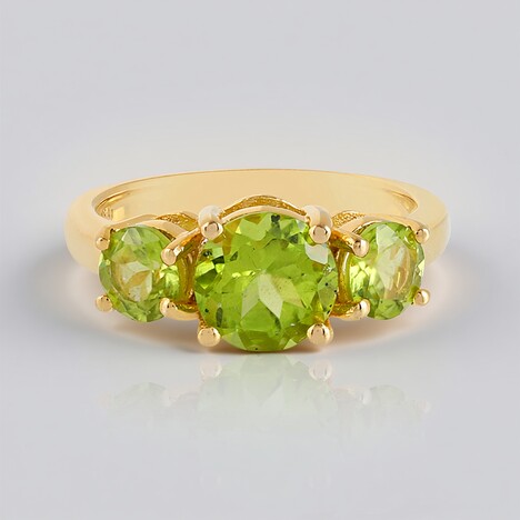 Anello in argento con Peridoto
