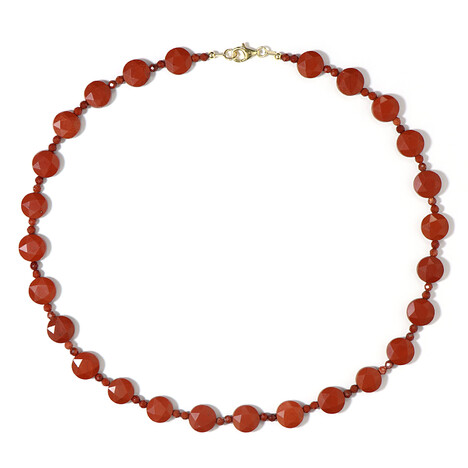 Collar en plata con Jaspe rojo