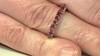 Anillo en plata con Granate de Malaya