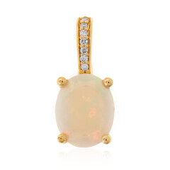 Gouden hanger met een Welo-opaal