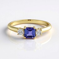 Anello in argento con Tanzanite (de Melo)