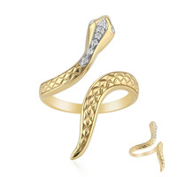 Anello in argento con Diamante SI1 (G)