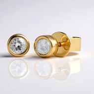 SI2 (H) Brillant-Goldohrringe (CIRARI)