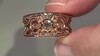 Gouden ring met een VS1 Argyle-Rose de France-Diamant (Annette)