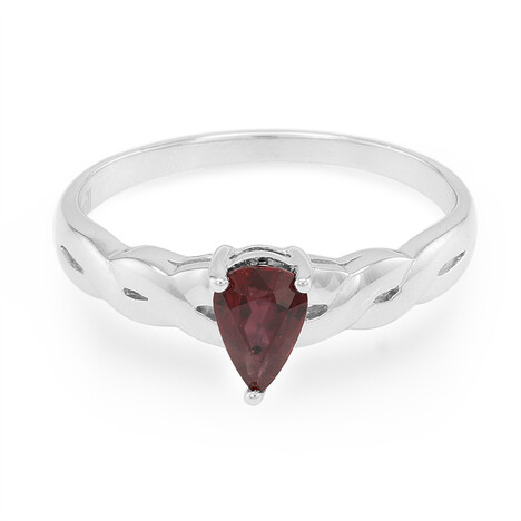 Bague en argent et Rubis du Malawi