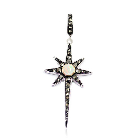 Pendentif en argent et Opale Welo