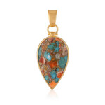 Edelstein-Silberanhänger