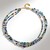 Collana in argento con Apatite Blu Neon