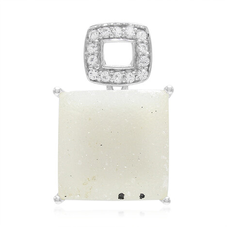 Ciondolo in argento con Agata Glitter