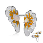 Anello in argento con Opale di Welo (SAELOCANA)