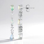 Orecchini in argento con Opale Australiano