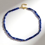 Collana in argento con Cianite del Nepal