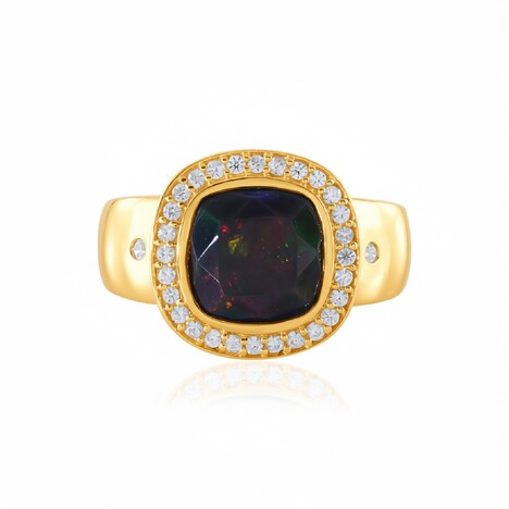 Anillo en plata con Ópalo de Mezezo (de Melo Essence)