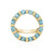 Swiss Blue Topaz Silver Ring (Ornaments by de Melo)