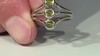 Zilveren ring met vesuvianietstenen
